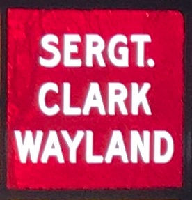 Sergeant Clark Wayland St. Johns, New Brunswick
