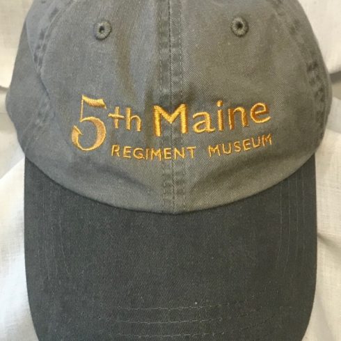 Fifth Maine Museum gray baseball cap